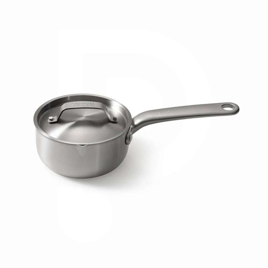 Ковш Stainless Steel Skottsberg с крышкой Ø 14 см – 0,1 л