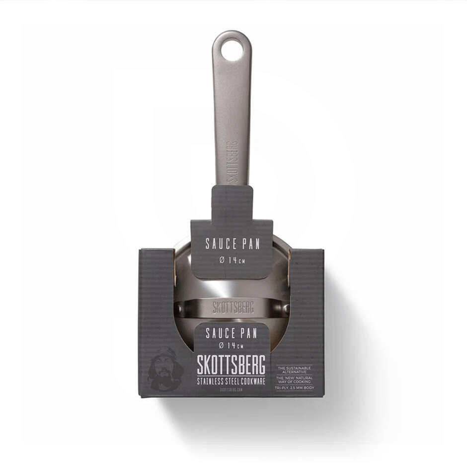 Ковш Stainless Steel Skottsberg с крышкой Ø 14 см – 0,1 л