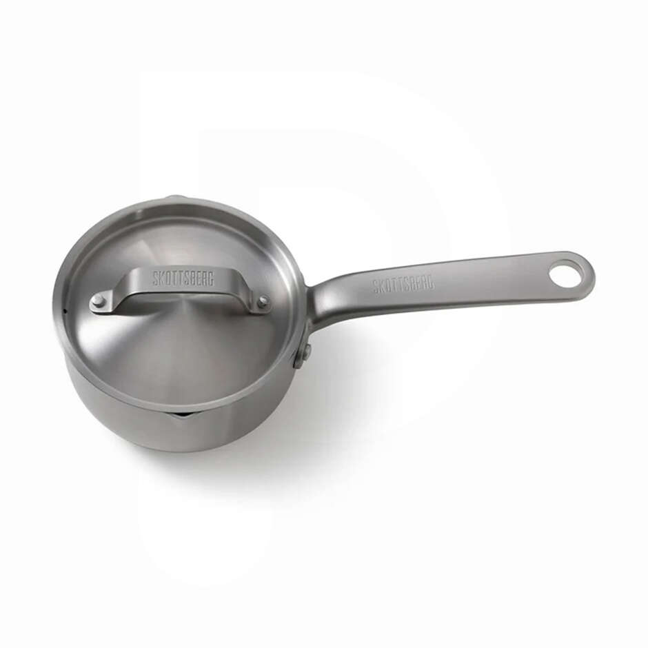 Ковш Stainless Steel Skottsberg с крышкой Ø 14 см – 0,1 л