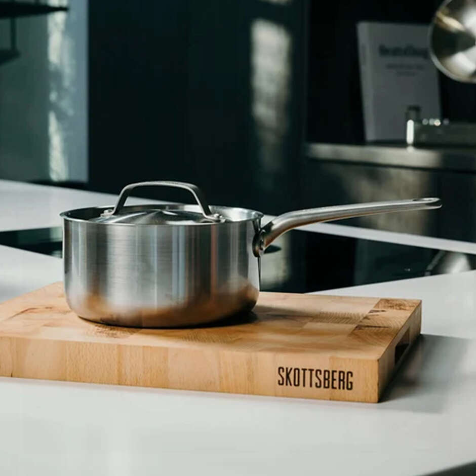 Ковш Stainless Steel Skottsberg с крышкой Ø 14 см – 0,1 л