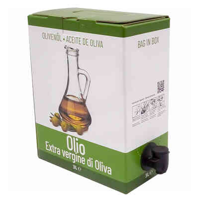 Масло в упаковке Bag-in-Box, 3 л в пакете (100 штук)