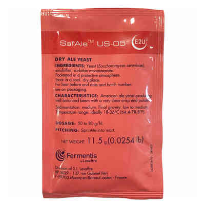 Сухие дрожжи Fermentis Safale US-05 (11,5 г)