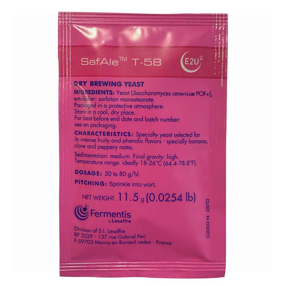 Сухие дрожжи Fermentis Safbrew T-58 (11,5 г)