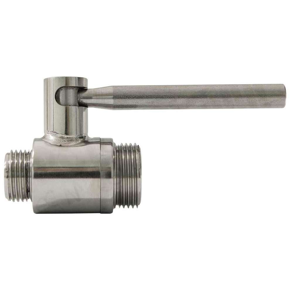 Шаровой кран из нержавеющей стали 1/2" M x 3/4" M DN15