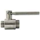 Шаровой кран из нержавеющей стали 1/2" M x 3/4" M DN15