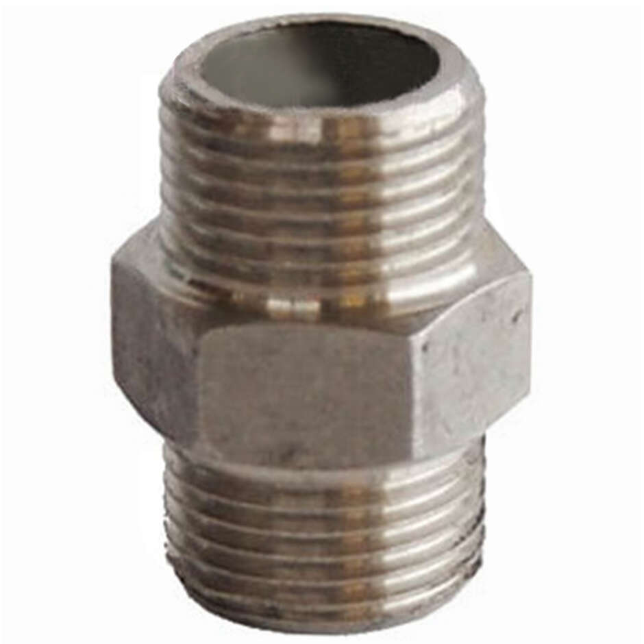 Doppelnippel Edelstahl 3/8"